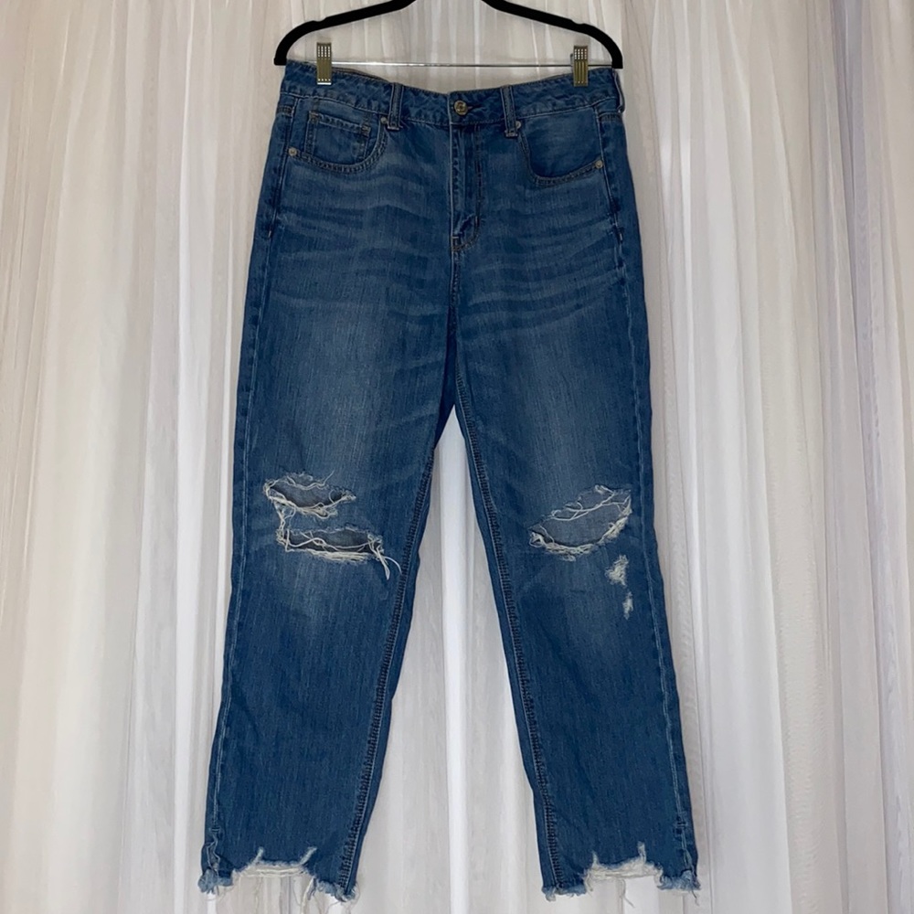 American Eagle Hi-Rise Tomgirl Jean (Size 10)